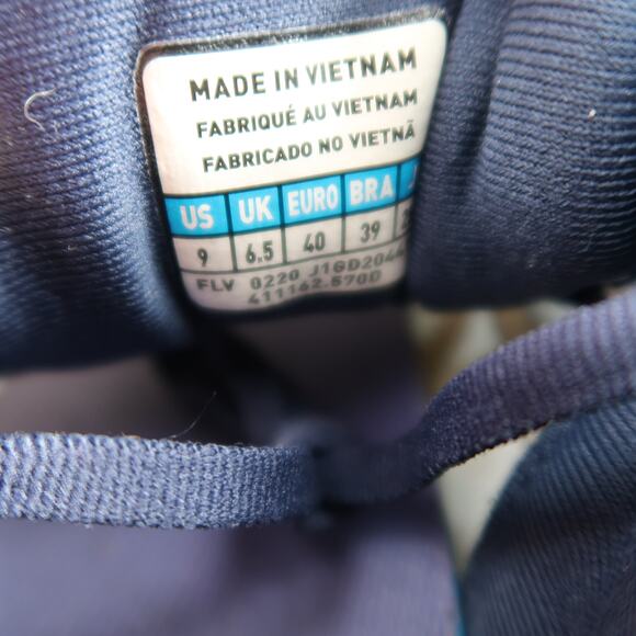 Mizuno Shoes Women 9 Athletic Trainer Wave Inspire 16 Running Sport Sneaker Blue - Picture 13 of 15